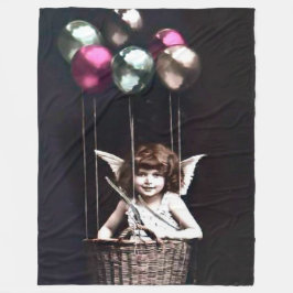 Vintag Cupid Fleecedecke