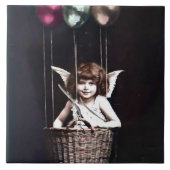 Vintag Cupid Fliese (Vorderseite)