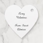 Vintag Cupid Geschenkanhänger (Rückseite)