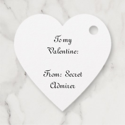 Vintag Cupid Geschenkanhänger (Rückseite)