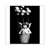 Vintag Cupid Gummistempel (Prägung)