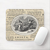 Vintag Cupid in der Liebe Romantische Hochzeitsges Mousepad (Mit Mouse)