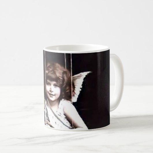 Vintag Cupid Kaffeetasse (VorderseiteRechts)