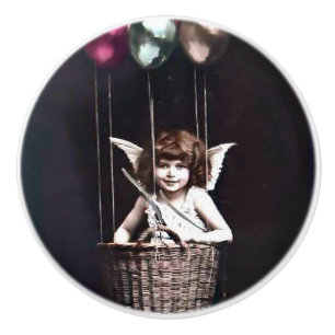 Vintag Cupid Keramikknauf