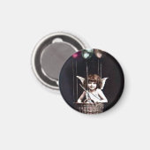 Vintag Cupid Magnet (Vorderseite/Rückseite)