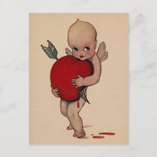 Vintag Cupid Postkarte