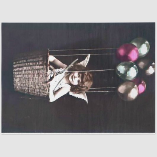 Vintag Cupid Seidenpapier (Vorderseite)