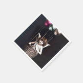 Vintag Cupid Serviette (Ecke)