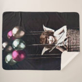 Vintag Cupid Sherpadecke (Vorderseite (Horizontal))