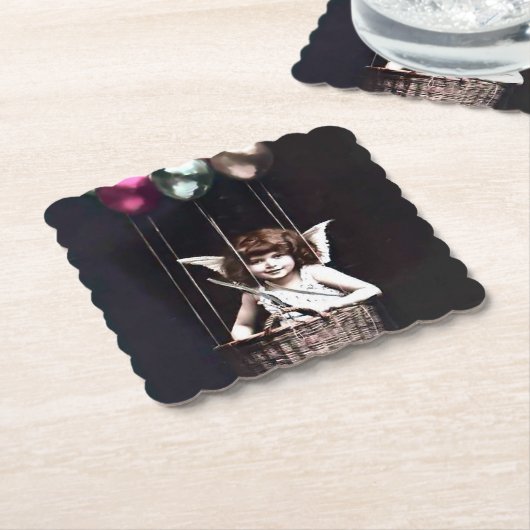 Vintag Cupid Untersetzer (angewinkelt)