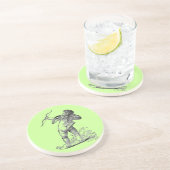 Vintag Cupid Untersetzer (Seite)