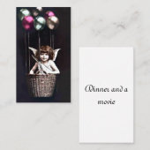 Vintag Cupid Visitenkarte (Vorne/Hinten)