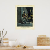 Vintag Currier & Ives Der amerikanische Feuerwehrm Poster (Küche)