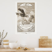 Vintag Curtiss Airplane Ad von 1919 Poster (Küche)
