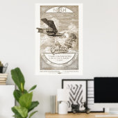 Vintag Curtiss Airplane Ad von 1919 Poster (Heimbüro)