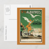 Vintag Cycles Albatros Postkarte (Vorne/Hinten)