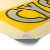 Vintag Cycles Cottereau von René Vincent Poster (Ecke)