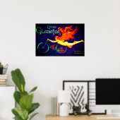 Vintag Cycles Gladiator French Cycling Advert Poster (Heimbüro)