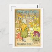 Vintag D. M. Ferry & Co. Samenwerbung Postkarte (Vorne/Hinten)