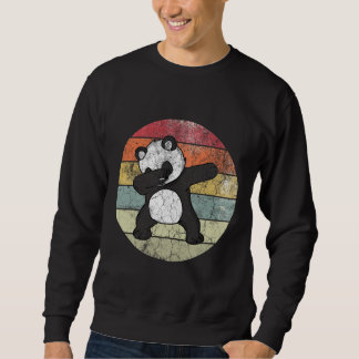 Vintag Dabbing Panda Sweatshirt