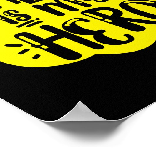 Vintag Daddy ist mein Held Poster (Ecke)