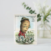 Vintag Daddy Potato Postkarte (Stehend Vorderseite)