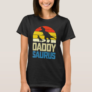 Vintag Daddysaurus Fathers Day Rex Daddy Saurus M T-Shirt