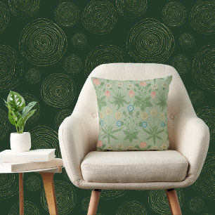 Vintag Daisy - William Morris Floral Pattern Kissen
