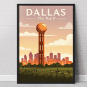 Vintag Dallas Poster