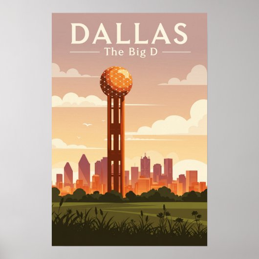 Vintag Dallas Poster (Vorne)