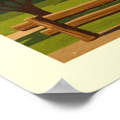 Vintag Dallas Texas Poster (Ecke)