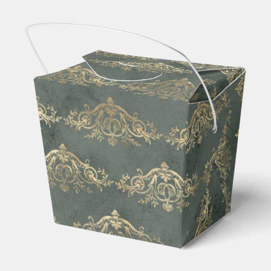 Vintag Damask Geschenkschachtel (Rückseite)