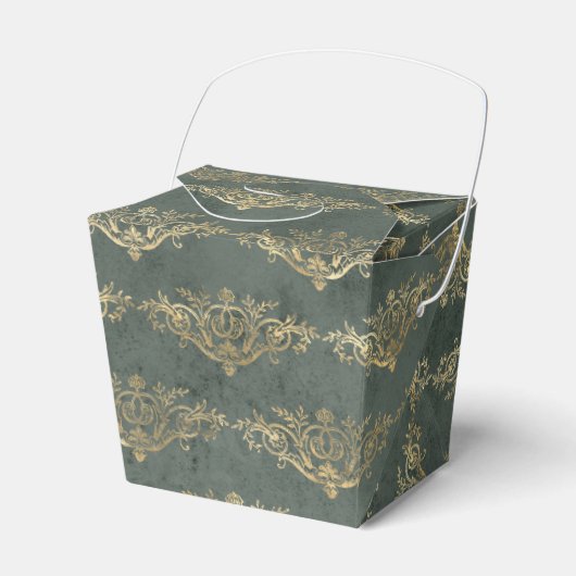 Vintag Damask Geschenkschachtel (Vorderseite)