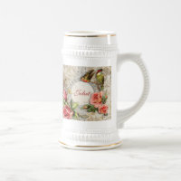Vintag Damask Rose Stein