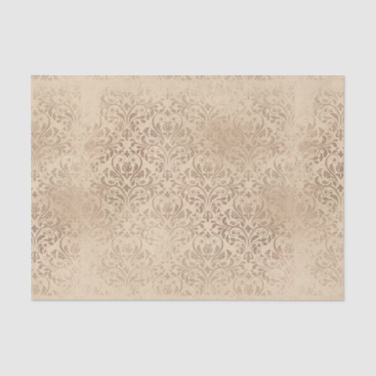 Vintag Damask Seidenpapier (Vorderseite)