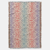 Vintag Damask Wallpaper - blau violett Decke (Vorderseite Vertikal)