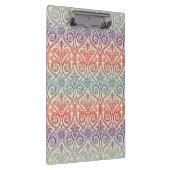 Vintag Damask Wallpaper - blau violett Klemmbrett (Rechts)
