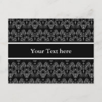 Vintag Damask Wallpaper - weiß + Ihr Backgr.