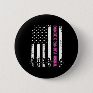Vintag Dance Grandpa Flag Usa Liebe Dancer_dance Button