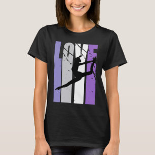 Vintag Dance Live Liebe Dance Coach Frauen Farben T-Shirt