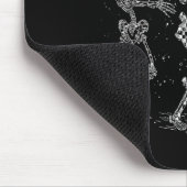 Vintag Dancing Skeleton Halloween Skeleton Dancin Mousepad (Ecke)