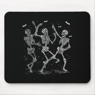 Vintag Dancing Skeleton Halloween Skeleton Dancin Mousepad