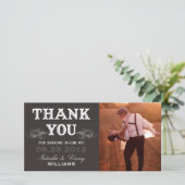 VINTAG DANKE | DANKE, DASS DU KARTE (Stehend Vorderseite)