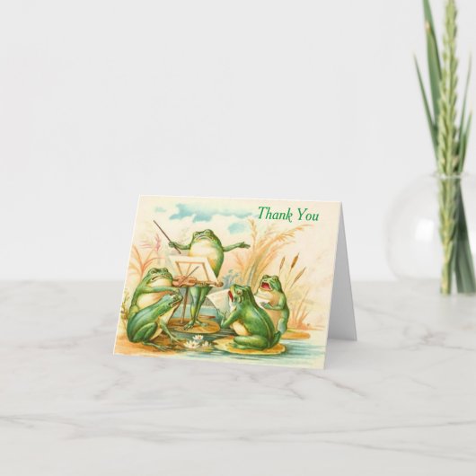 Vintag - Danke - Musical Frogs, (Vorderseite)
