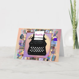 Vintag Dankeschön an die Grußkarte Karte