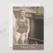 Vintag Dankeskarte (Vorderseite)