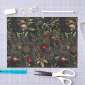 Vintag Dark and Moody Christmas Seidenpapier (Handwerk)