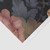 Vintag Dark Florals Seidenpapier (Ausschnitt)