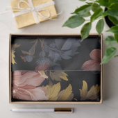Vintag Dark Florals Seidenpapier (Geschenk)