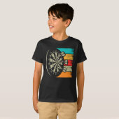 Vintag Dartboard Bullseye Arrow Dart Lovers T-Shirt (Vorne ganz)